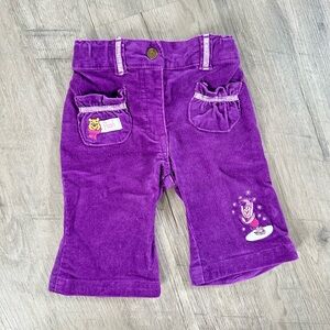 Winnie the Pooh & Piglet Purple Kids Corduroy Jeans